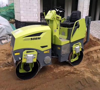 奔馬小型壓路機(jī)土方壓實(shí)、溝槽回填施工案例